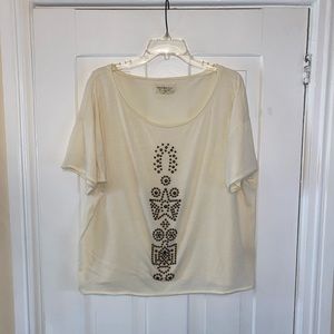 Ralph Lauren Denim & Supply Studded Oversized Tee